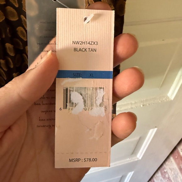 NWT Nanette Lepore Black and Gold Polka Dot Blouse - Picture 6 of 8